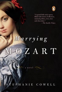 Stephanie Cowell's novel about Mozart's young courtship days