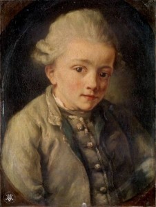 Mozart about the age of eight by Jean Baptise Greuze