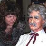 Caroline Lawrence and Mark Twain