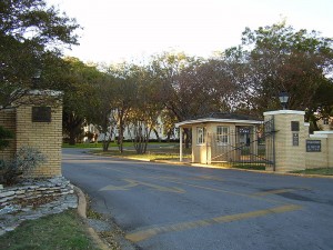 The entrance to Austin State Hospital, where Opal Petty was confined for decades.