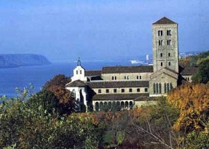 the-cloisters with the Tower