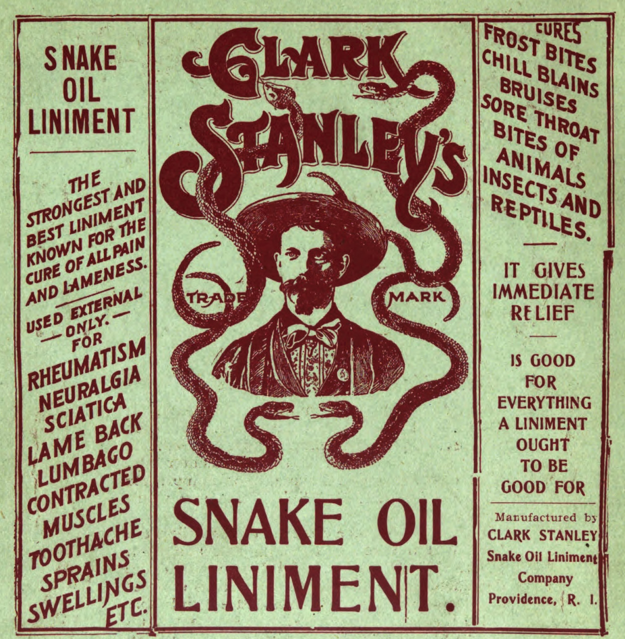 Clark Stanley's Snake Oil Liniment
