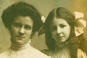Katharine Briggs, left, and daughter Isabel Myers,