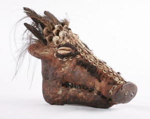 Ceremonial Pig Skull- Latmul Peoples- New Guinea, Childrens’ Museum of Indianapolis 
