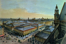 Les Halles, circa 1870