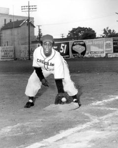 Toni Stone during her season with the Indianapolis Clowns.