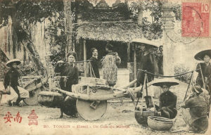 TONKIN-Hanoï-Un Coin du Marché 1906