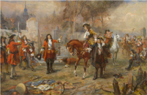 the-duke-of-marlborough-and-prince-eugene-of-savoy-at-blenheim-robert-alexander-hillingford